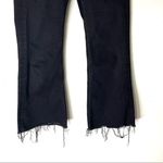 ALLSAINTS Heidi Jeans Women’s Size 29 Black Cropped Flare Raw Hem Mid Rise Photo 3