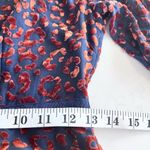 Boden black georgette brown velvet animal print silk blend midi dress 2P Photo 8