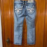 Rock Revival Distressed Blue Cropped Easy Jeans Photo 1