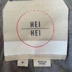 Anthropologie  Vegan Suede Moto Gray Super Soft Jacket by Hei Hei Size: Medium Photo 5