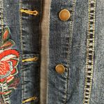 Sophie Max NWOT  Embroidered Denim Jacket Photo 3