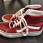 Vans White and red suede Skateboard Shoes Photo 1