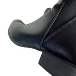 Esprit Black Tiffany Heeled Leather 90s Y2K Ankle Booties Women's Size 10 Photo 9