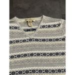 Jones New York Vtg  Country M Gray‎ SWEATER Top D-207 Photo 1