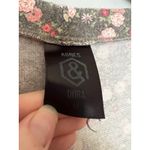 Agnes & Dora  Floral long cardigan gray/pink‎ size M Photo 3