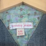 Tommy Hilfiger Vintage Tommy Jeans fitted peplum waist jean jacket size large Photo 6