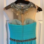 Sherri Hill NWT Teal  Gown Size 2 Photo 6