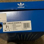 Adidas Tubular Shadow Knit Gray & White Athletic Sneakers Photo 6