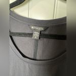 Athleta  Black Scoop Neck Short Sleeve Tee Photo 2