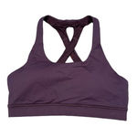 Lululemon Time To Sweat Bra Arctic Plum Purple Sports Bra Open Twist Back Size 6 Photo 0