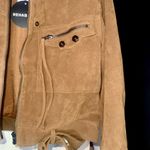 Rehab NWT Lab - Suede Wheat Utility Jacket – Size Large Photo 3