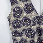 REI Athletic Hiking Dress Womens Medium Tan Purple Floral Print Zip Pocket Photo 4