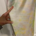 ZARA Tie Dye Print Mini Satin Dress Backless Spaghetti Straps Photo 3