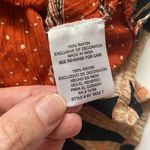 Patrons of Peace sleeveless embroidered floral ruffle hem boho tank, size medium Photo 5