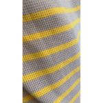 Tory Burch  Womens Small Kamila Yellow Striped Shift Dress Old Money Preppy Photo 4