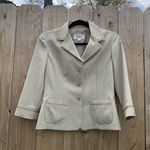 Vintage Studio 1 Blazer Women's 6 Petite Career Business‎ Floral Button Work Size 6P Photo 0