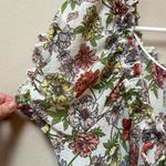 Planet Gold 2/$12 Women’s Plus Orange Floral Print Ruffle Loose Fit Blouse 1X Photo 3