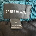 Anthropologie  Sabina Musayev Skirt Blue Textured Side Slit Maxi Medium Photo 5