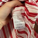 Harshman Striped Surplus Blouse In Red Stripe Red Size M Photo 5
