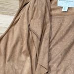 Katherine Barclay  Montreal Cardigan Tan Suede Vest Women’s Large Photo 1