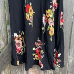 Free People EUC Neon Garden Dress Black Floral Size 4 Photo 8