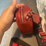 Karl Lagerfeld  Heart-Shaped Red and Pink Crossbody Bag Photo 3