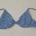 Hollister smocked floral plunge bikini top Photo 0