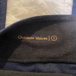 Outdoor Voices  Techsweat Two Tone Capri Legging in Blue Black Small Photo 6