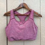Nike  Women’s Sports Bra Heathered Burgundy Light Padding Size XL Photo 1