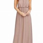 Show Me Your Mumu  Beige Amanda Sleeveless Halter Maxi Dress Size Small Photo 0