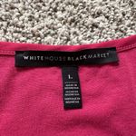 White House | Black Market  berry red lace-front sleeveless top size L Photo 5