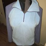 Columbia two tone blue fleece, athletic pullover Photo 0