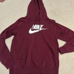Nike  Maroon Hoodie Photo 0
