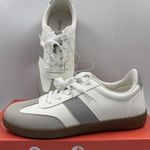 New J Sport Cecily Women’s Sneaker Suede White/Grey Low Top Shoes Size 7 US White Photo 0