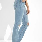 American Eagle New AE '90s Bootcut Jean size 6/ 28w comfort stretch waistband in bright blue Photo 5