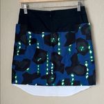 Jil Sander NWF  navy and black geometric mini lined skirt Photo 6