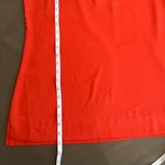 NYDJ ‎ Sleeveless Pleat Back Orange Blouse size M Photo 6