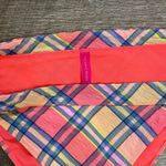 Victoria's Secret Victoria’s Secret Swim Pink Crinkle Madras Plaid Bikini Bottoms Tie Side Large Photo 3