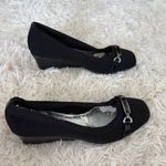 Coach Black Wedge Heels Pumps Shoes size 8 Photo 2