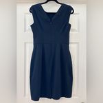 The Limited  Collection Cap Sleeve Mini Dress Office Corporate Navy Blue sz 6 Photo 2