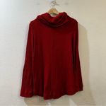 Anthropologie Meadow Rue Rust Waffle Knit Cowl Neck Tunic Sweater Size XS Photo 5