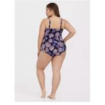 Torrid Pink Purple Pineapple Push Up Demi Slim Fix Underwire Swimsuit Size 2X Photo 2