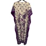 NWT Kaftan Paisley Colorful Mrs Roper Dress Purple Size XL Photo 1