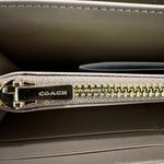 Coach CH360 Women's Light Khaki Signature Ditzy Long Zip Around Wallet NWT Photo 12