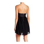 One Teaspoon Silver and Black Nickels & Dimes Strapless Babydoll Mini Dress NWT Photo 2