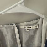 Tularosa Reese Sleeveless Plunging Neckline Open Back Striped Jumpsuit Size XS Photo 6