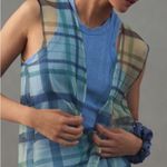 Maeve  Anthropologie sheer longline Vest. One Size Photo 2