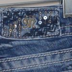 Miss Me  Mid-Rise Embellished Skinny Jeans in Blue – Size 24 – EUC Photo 9