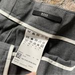 Hugo Boss  Grey Low Rise Wide Leg Quiet Luxury Office Siren Trouser Slacks 4 Photo 2