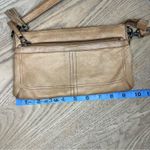 Vilenca Holland Leather Zippered Crossbody Purse Bag Camel Tan Photo 7